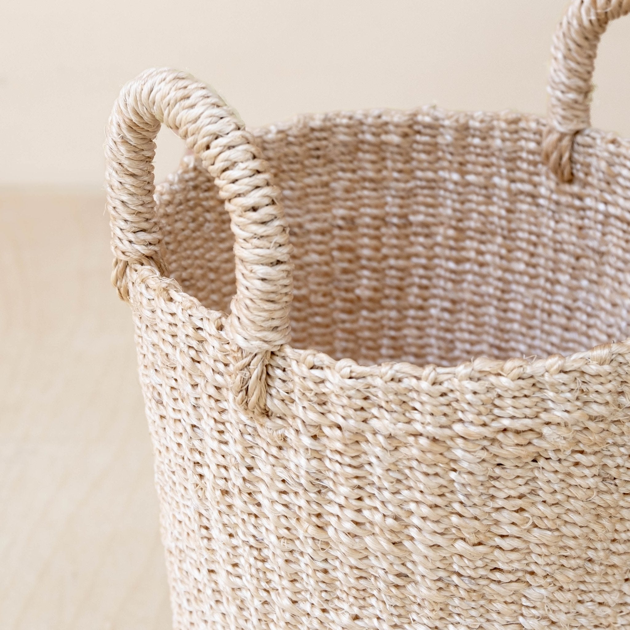 Vase-Panier Naturel - Paniers Faits à la Main