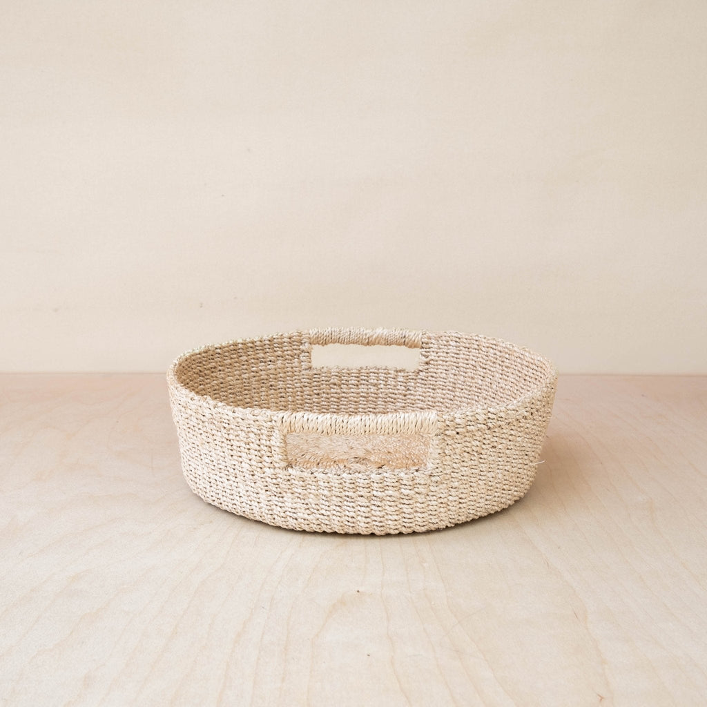 Panier Rond Tressé - Panier en Paille