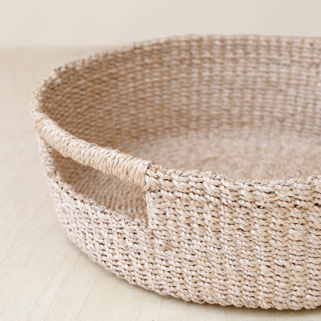Panier Rond Tressé - Panier en Paille