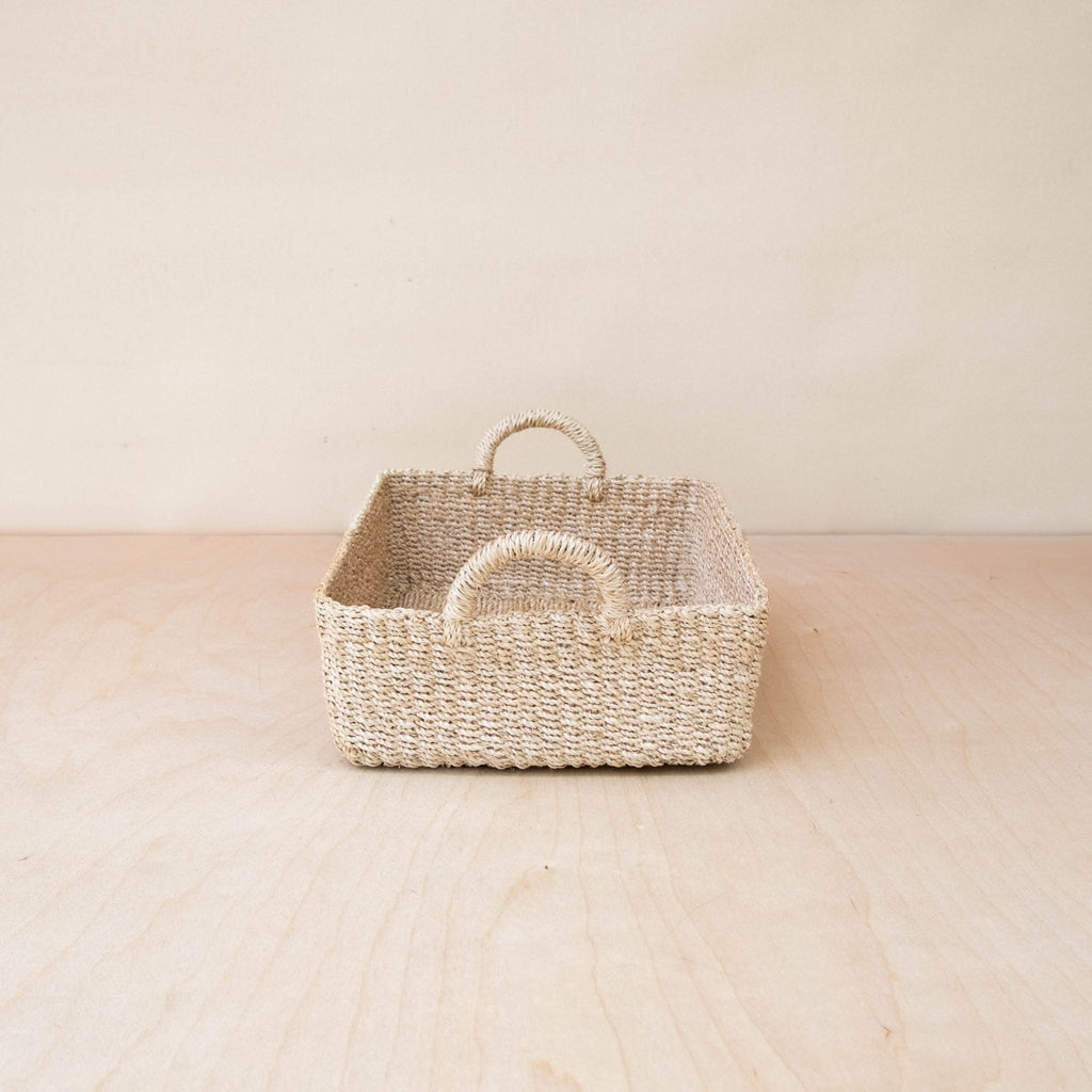 Plateau Rectangulaire Tressé - Panier Décoratif