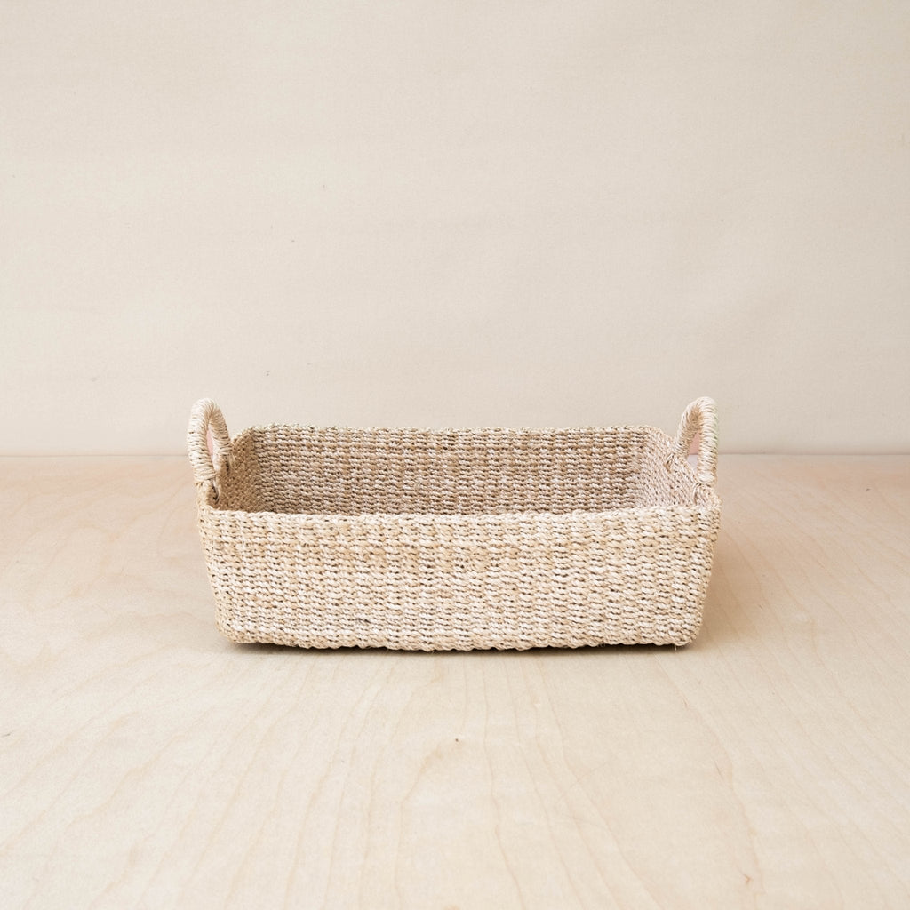 Plateau Rectangulaire Tressé - Panier Décoratif
