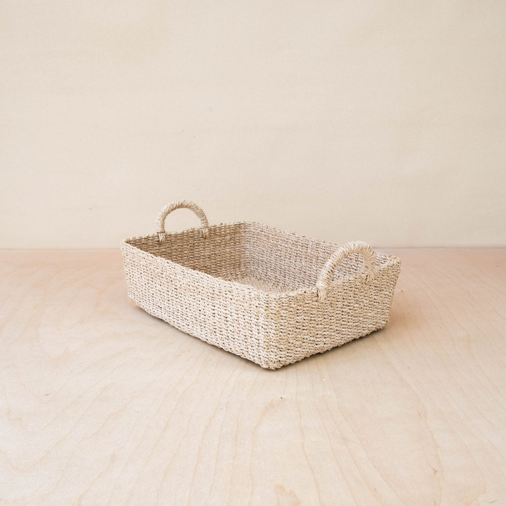 Plateau Rectangulaire Tressé - Panier Décoratif