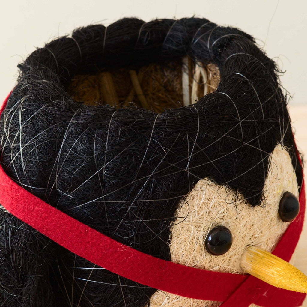 Cache-pot Pingouin - Pot en fibre de coco
