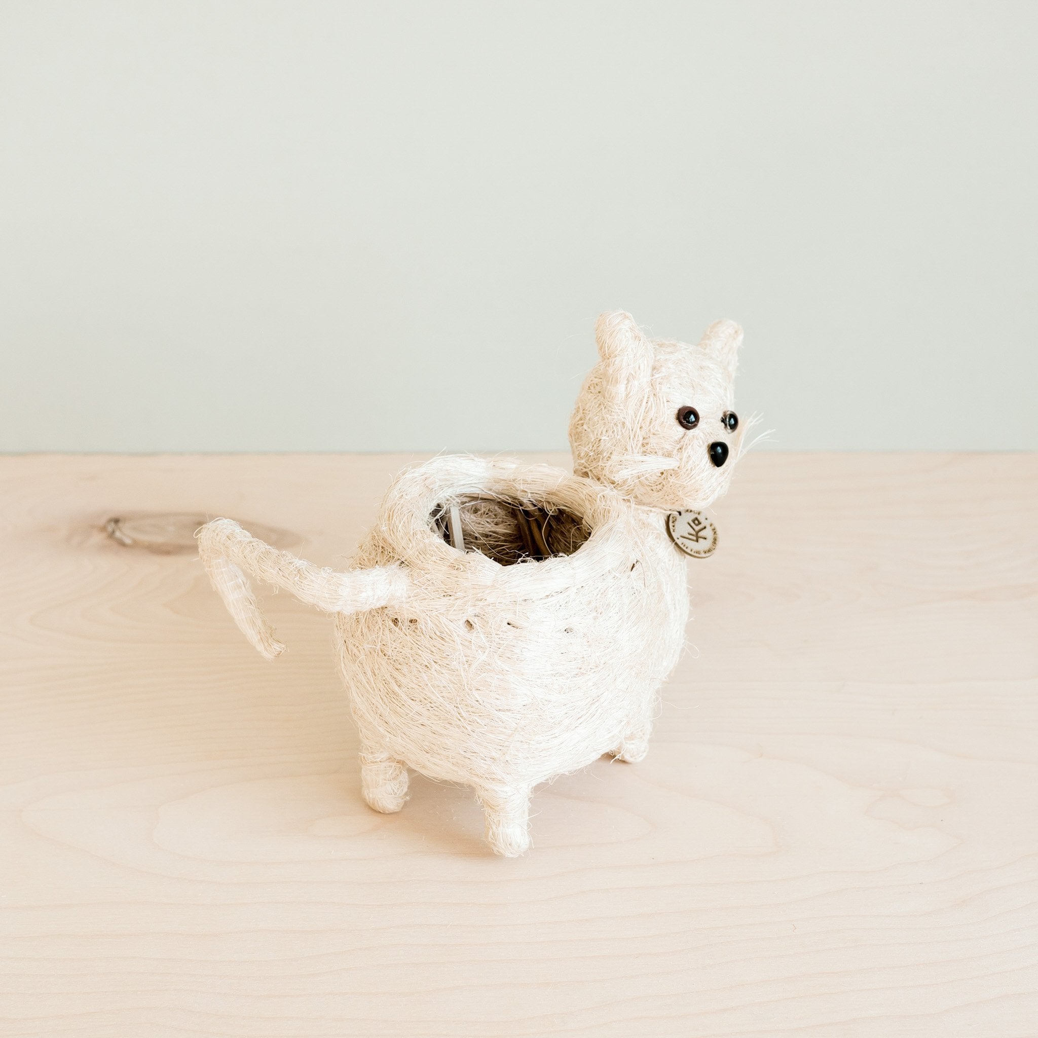 Pot de fleurs « Baby Cat » fait main