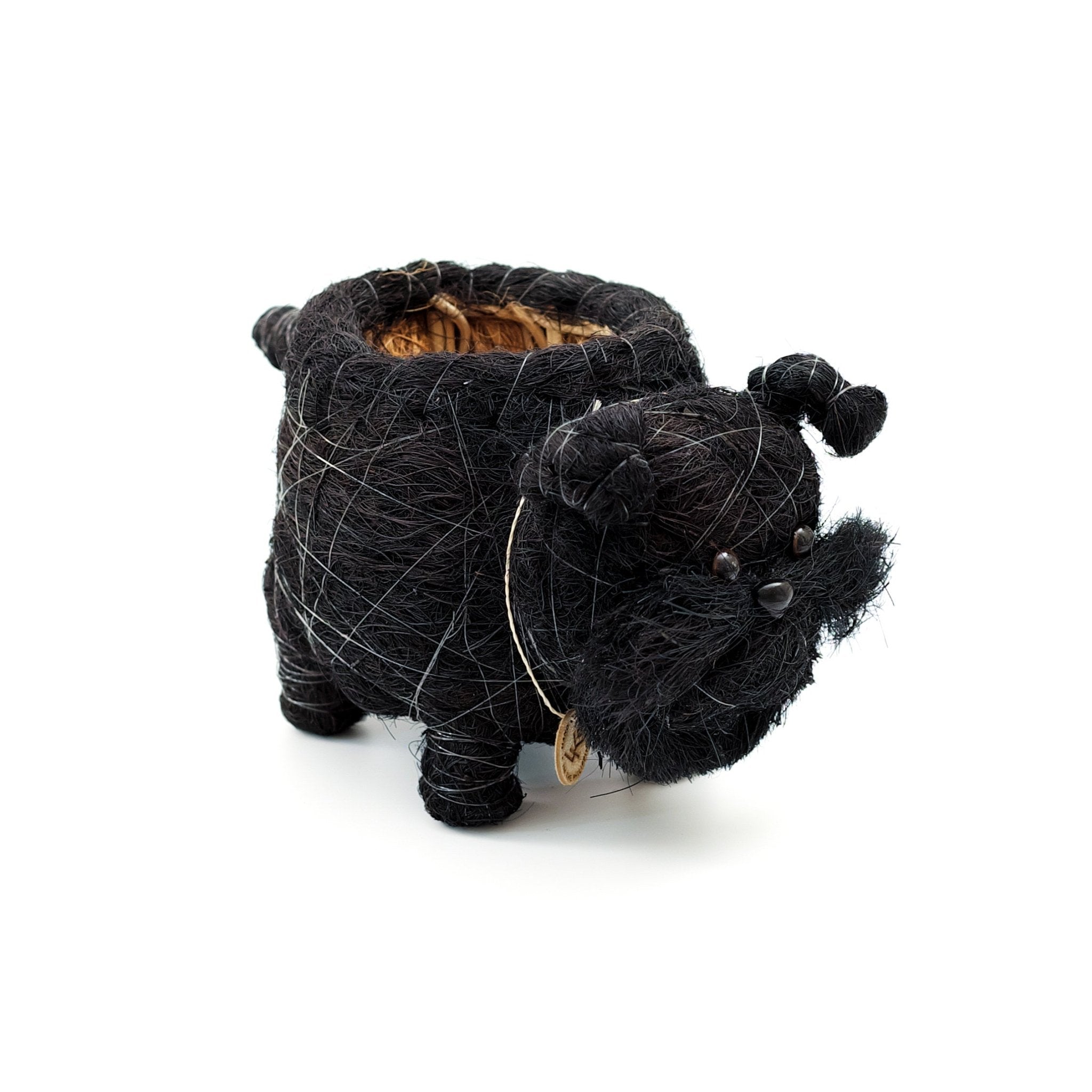 Pot de fleurs Bébé Schnauzer - Fibre de coco