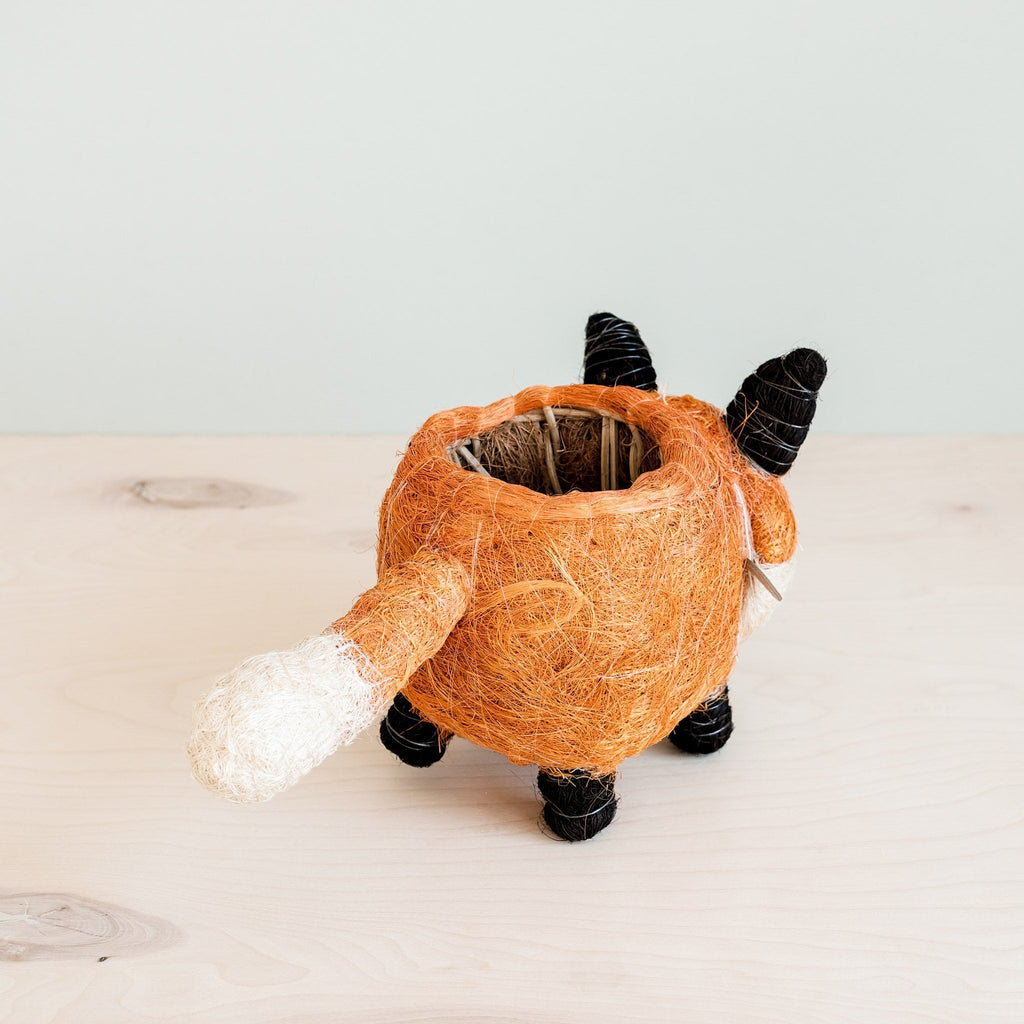 Jardinière renard - Jardinières en fibre de coco