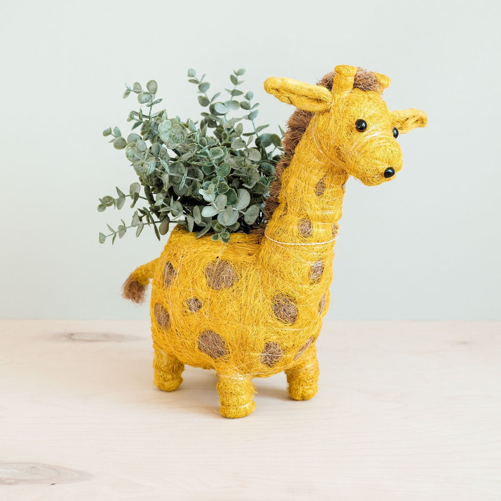 Jardinière Girafe - Jardinière en fibre de coco
