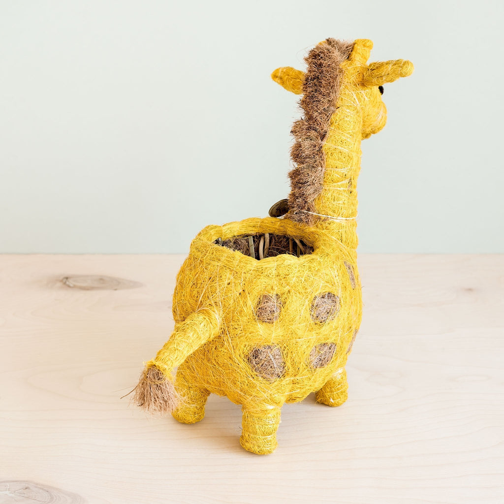 Jardinière Girafe - Jardinière en fibre de coco