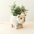 Pot de fleurs ours polaire - Fait main