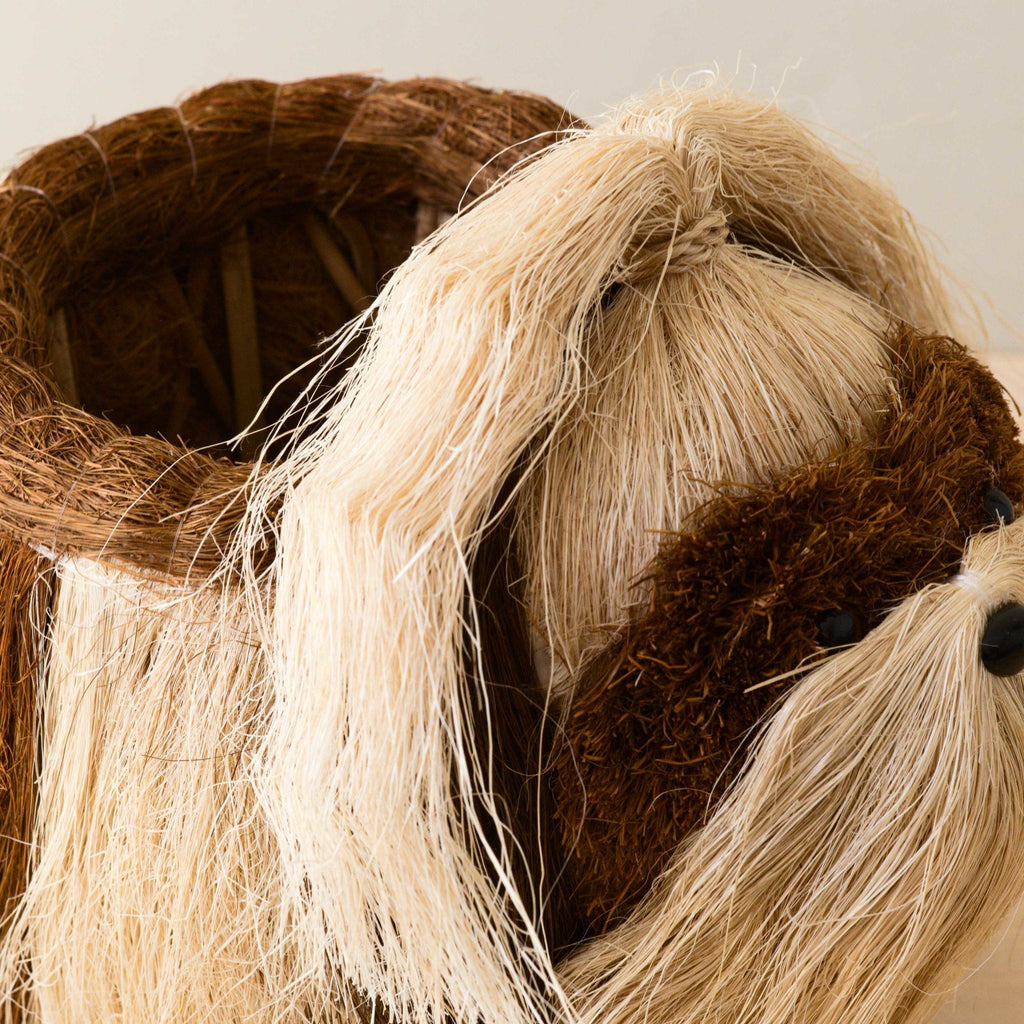 Jardinière Shih Tzu - Panier à plantes en forme de chien