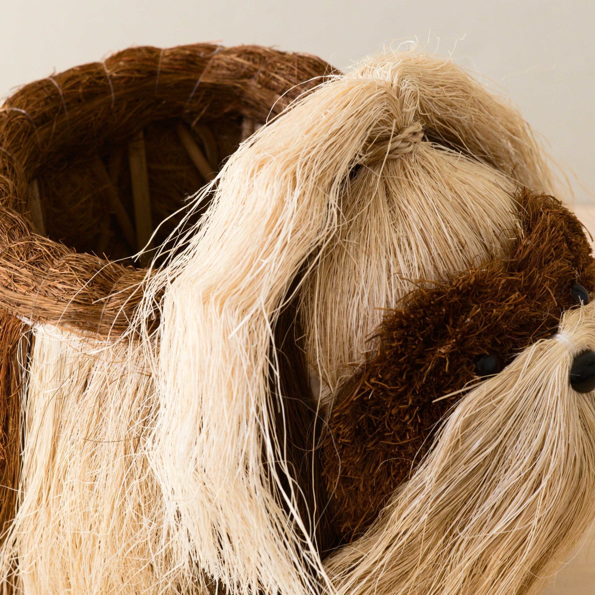 Jardinière Shih Tzu - Panier à plantes en forme de chien